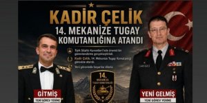 Kars 14. Mekanize Tugay Komutanlığında Nöbet Değişimi