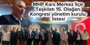 MHP Kars Merkez İlçe Başkanı Yavuz Aydınyer seçildi