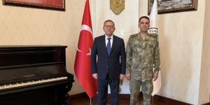 Tuğgeneral Nail Türe’den Vali Ziya Polat’a Veda Ziyareti
