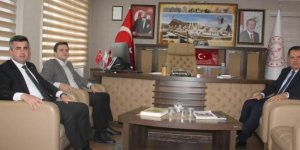 Kaymakamlardan Milli Eğitim Müdürü Vasıf Munis’e Ziyaret