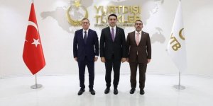 Vali Polat ve Milletvekili Çalkın’dan YTB Başkanı Turus’a Ziyaret