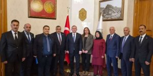 Vali Ziya Polat muhtarları makamında kabul etti