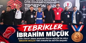  KARS’IN GURURU İBRAHİM MÜÇÜK, AVRUPA ÜÇÜNCÜSÜ OLDU!