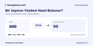 Yüzde Hesaplama Nasıl Yapılır? Pratik Yöntemler ve Örnekler