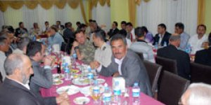 Şehit yakınları ve gazilere iftar