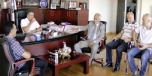 Akçakocaya kardeş ziyareti