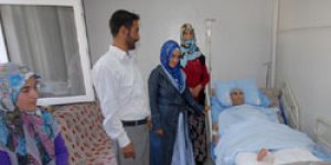 Ermiş’ten felçli hastaya yardım