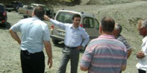 Yol çalışmalarına yakın takip