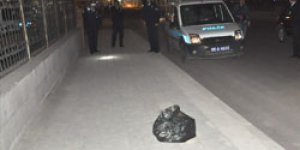Şüpheli poşet, fünye ile patlatıldı