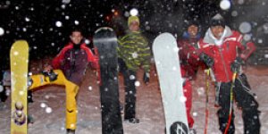 Sarıkamışta gece kayağı