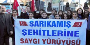Şarıkamış Şehitleri İçin Yürüdüler